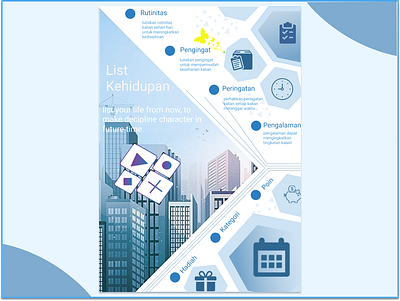 Simple Poster Application Life List application lifestyle list poster