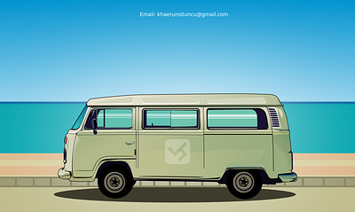 Vector Antique Car design vector