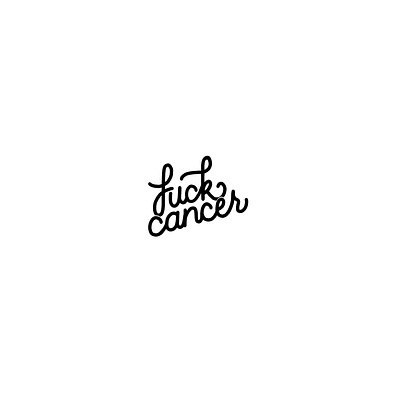 FuckCancer cancer design fuckcancer illustration pin typography