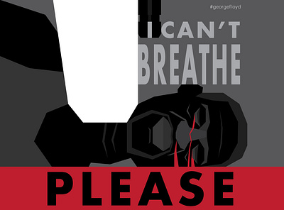 I Can't Breathe, Please blacklivesmatter blm change digital art equality graphic design illustration justice poster race racism