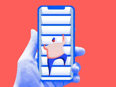 Infinite scroll animation animation after effects animations climb climbing illustration infinite infinite scroll