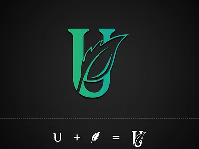 U + Leaf Logo Design brand identity branding branding design design illustration logo logo design logodesign logos logotipo logotype logotype design logotype designer logotypedesign logotypes modern vector