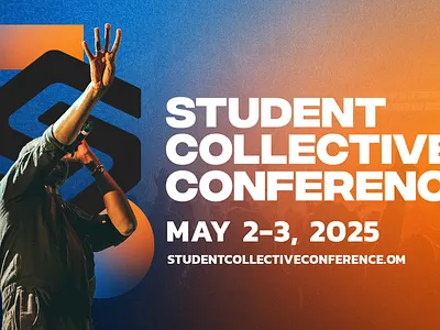 Student Collective Conference Graphic church design digital art events gradient blur gradient map graphic design marketing photoshop special events student ministry youth ministry