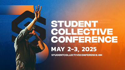 Student Collective Conference Graphic church design digital art events gradient blur gradient map graphic design marketing photoshop special events student ministry youth ministry