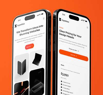 Design agency portfolio Framer template about agency career clean design framer header hero light orange package portfolio pricing projects subscription team template ui webdesign website