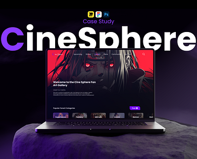 Cine Sphere: An OTT Platform UI/UX branding case study figjam figma illustration ott platform streaming ui uiux user interface ux design video