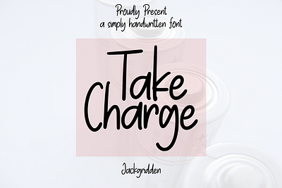 Take Charge - Simply Font best branding charge font graphic design handwritten illustration monoline script take