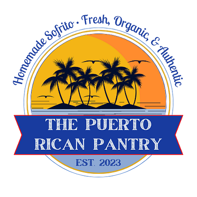 Puerto Rican Pantry Logo, Business Cards & Marketing Material branding logo social media