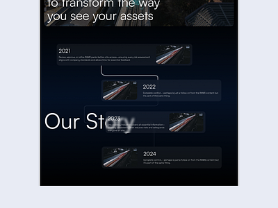 Vanguard Rail - About Us about us futuristic glass glass morphism ui webflow site website