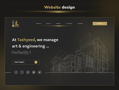 Real Estate Construction Company Website construction graphic design illustration landing landing page modern real estate ui user interface ux website website design