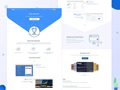 Rewards Landing Page how it works illustration landing page rewards