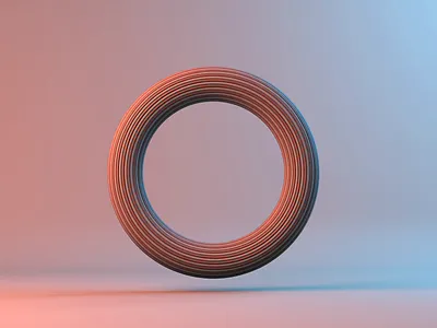 3D ring animation 3d 3d animation animation cinema 4d cinema4d deformer lighting modeling