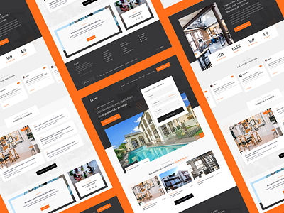 Oslo. — Real Estate Agency black carousel dailyui dailyux dailywebdesign footer header immobilier newsletter orange juice real estate realestate search sliders ui uidesign ux web webdesign website