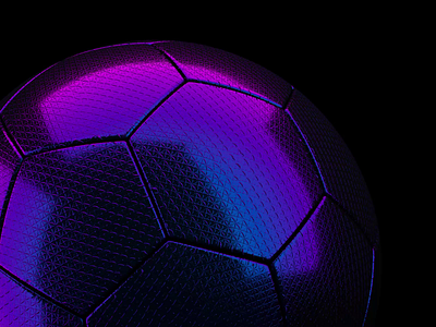 ⚽ 3d animation ball c4d football iridescent motion octane soccer sports texture