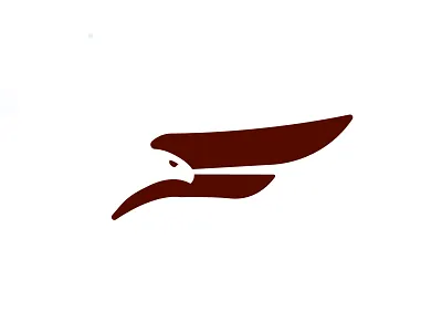 Falcon F bird eagle falcon logo wings