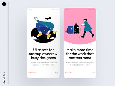 Open Space Illustrations 🪐 app design branding colorful design illustration product storytale ui vector web