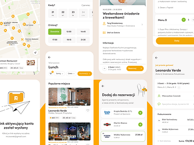 Restaurant Club - Screens app booking design e commerce food foodie mobile restaurant ui ux