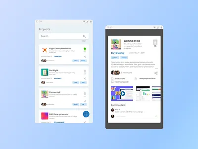 Project Corner app branding design flat icon illustrator minimal ui ux vector
