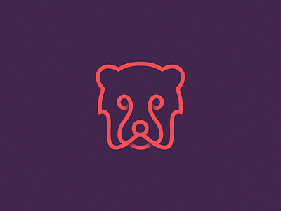 bear animals bear line logo