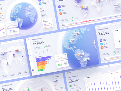 Figma UI kit / Map data visualisation bar chart dailyui dashboard data datavisualization dataviz desktop desktop template hex hexagon infographic location map maps planet template widget widgets world