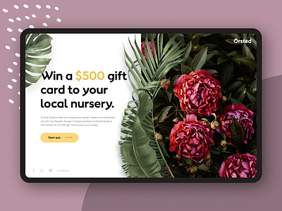 Easter campaign competition corporate design flow mockup quiz ui design ux design