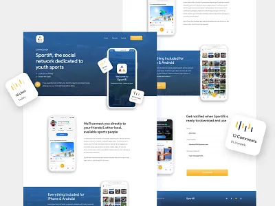 Sportifi app branding clean color design desing icon illustration iphone ui ux web website