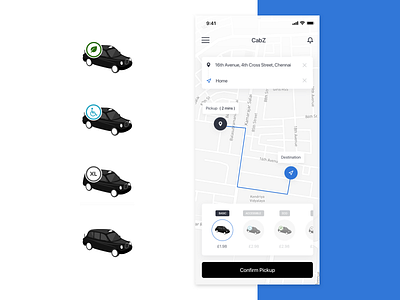 CABZ: London taxi app app artdirection branding cab design digital illustration drawing icon set iconography illustration illustrator taxi app vector