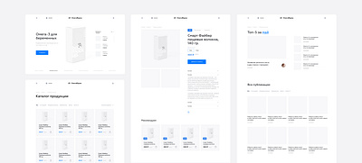 Wireframes for Omegafarm branding clean ecommerce onepage online shopping online store shop store ui ux