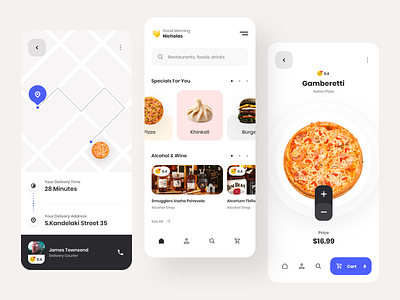 Foodio app app design delivery delivery app delivery ui design food food app food ui inspiration ui ui design ux ux design web