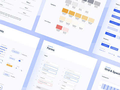 Internal Style Guide ✨ branding clean ui design desktop interface modules ui ux web webapp website design