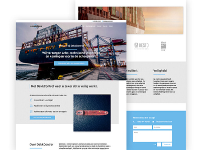 Website for a shipping company freelance designer mennovanpaassen shipping shipping company shipping container ui web webdesign website