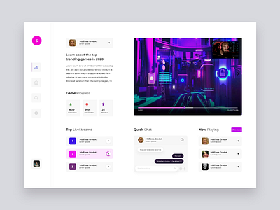 Cyberpunk gaming console adobe xd cyberpunk gaming interface light theme minimal theme ui uiux ux webconcept webdesigning website