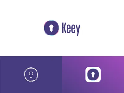 Keey - logo design branding identity keey key logo logo design