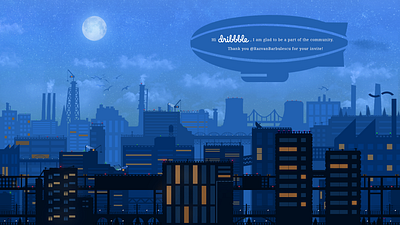 Hello dribbble! design illustration web