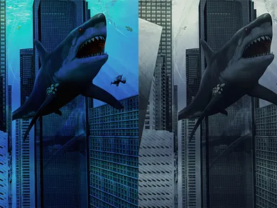underworld future kind off now art artwork digital arts digital illustration digitalart illustration ocean photography photomanipulation photoshop sea shark surrelism underwater