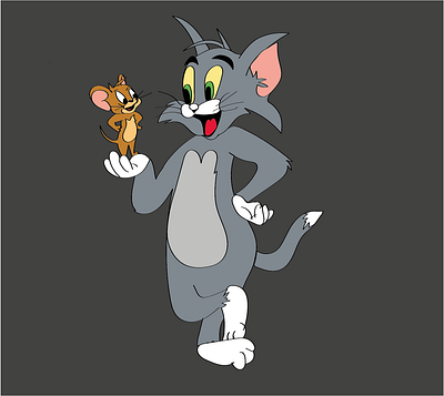 Tom Jerry adobe adobe illustrator adobe xd cartoon design illustration vector