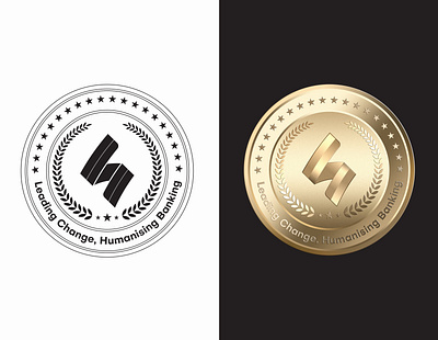 uab gold coin design branding vector