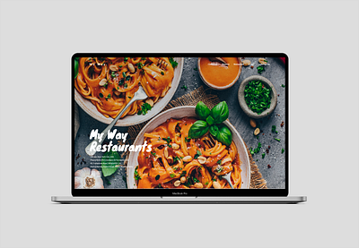 Restaurant Website UI branding design interaction design mockup mockups photoshop psd psd design psd mockup restaurant app restaurant branding typography ui ui ux design ui design uiux ux uxdesign website