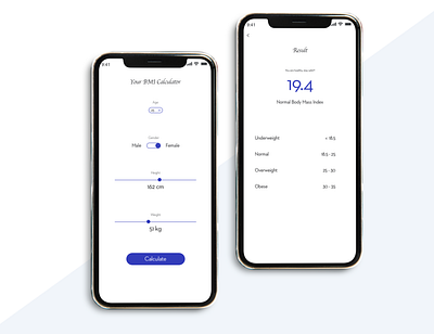 bmi app dailyui design flat minimal typography ui ux web website
