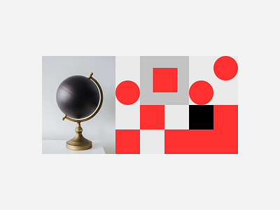 Blog Image Template animation article bauhaus blog branding collage construction geometric geometric art geometric design geometry graphic system grid layout identity module red simple design template web design website