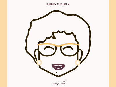 Shirley Chisholm character design creative designer digitalart graphicdesigner icon illustration inspirationalwomen