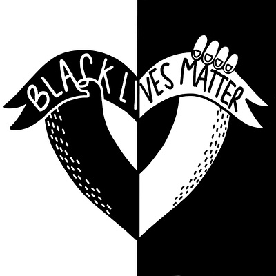 BLM blackandwhite blacklivesmatter illustration illustration art illustration digital procreate procreateapp visual art