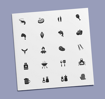 Barbecue Icons barbecue bbq cooking food grill grilling icon icon design icon set icons