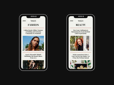 Vogue app blog dark design fashion fashion app interaction magazine minimal modern news news app type typogaphy ui ux vogue vogue app web website