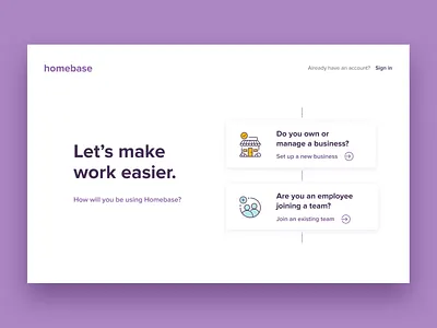 Let's get started! app branding design icons ilustration login logo product design sign in startups ui ux webdesign website