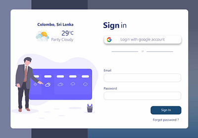 Weather monitoring application login screen adobe cxd mobile app mobile app design mobile application mobile apps mobile design modern design photoshop sleekdesign sri lanka srilanka trending ui design uidesign uiux user experience design ux design uxd uxdesigner