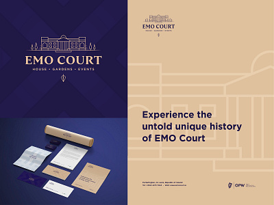 Emo Court | Branding brand design brand identity branding business card design emo emo court identity design logo marca park poster poster design stationery