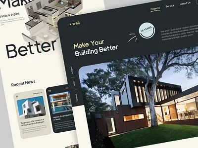 🏡 Real Estate Concept - Transforming animation app design branding design exterior design graphic design house illustration interior design modern architecture modern building real estate redesign typography ui uidesign ux uxdesign web design website design