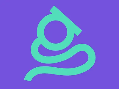 The letter "g" 36daysoftype 36daysoftype07 design designer font g graphic graphic design graphicdesign green illustration illustrator letter lettering purple type typography