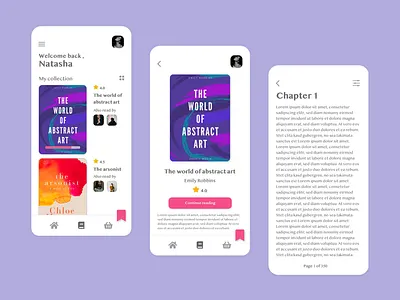 Book app design app app design books junior designer ui design